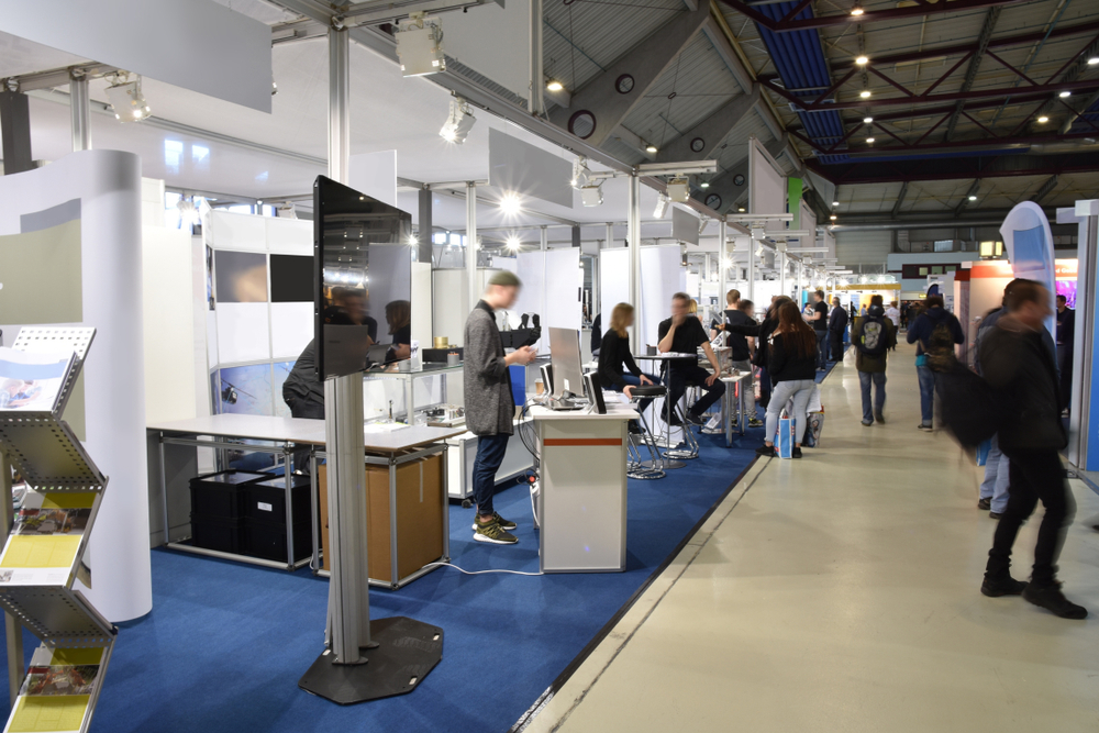 Exposanten achtergrond